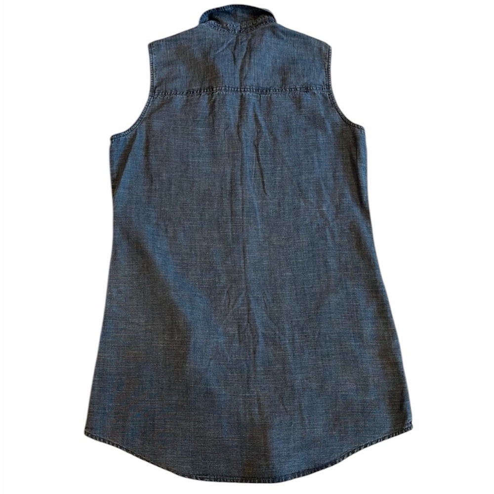 J. Jill Embroidered Chambray Tunic Top‎ | ShortDress – Women’s Small - Picture 4 of 14